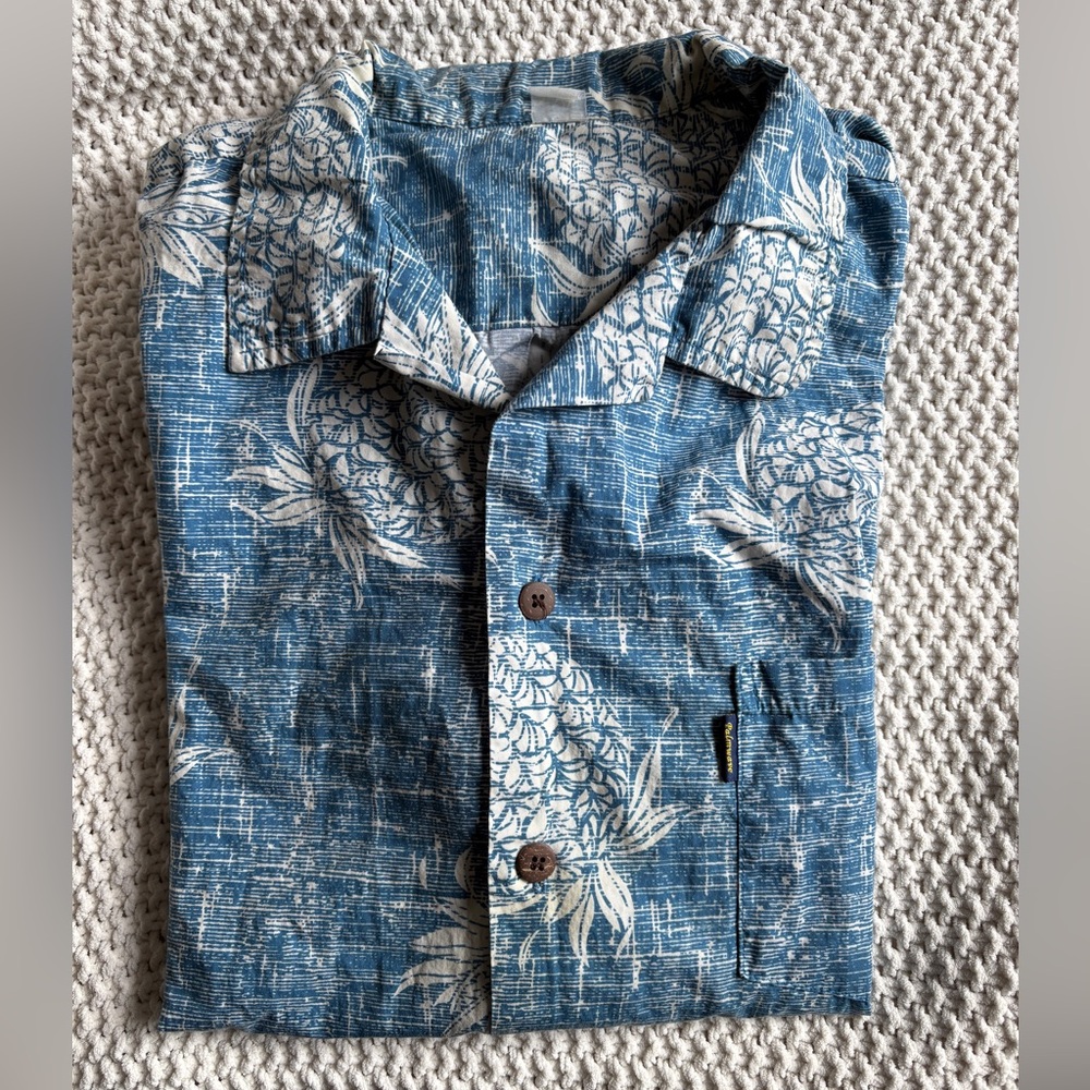 Men’s Palmwave Hawaiian Short Sleeve Button-Down Shirt